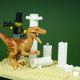 Illustration for article titled What you wont see in the emLincoln/em biopic: Lego Honest Abe riding a velociraptor